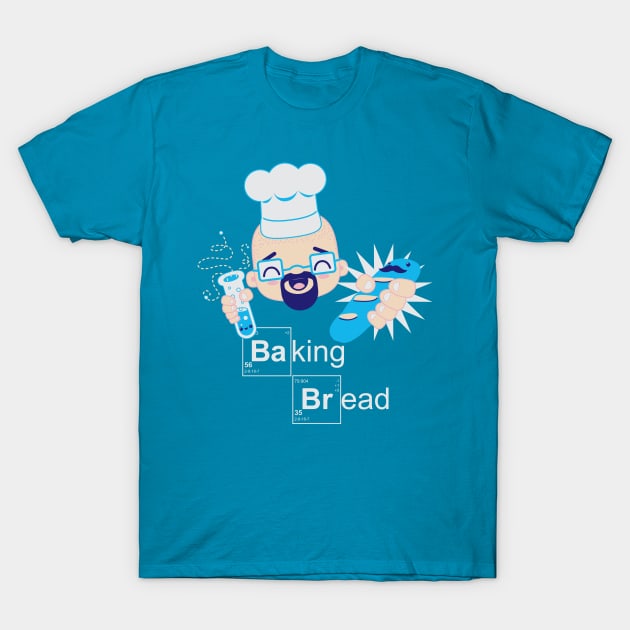 Baking Bread T-Shirt by DarkChoocoolat